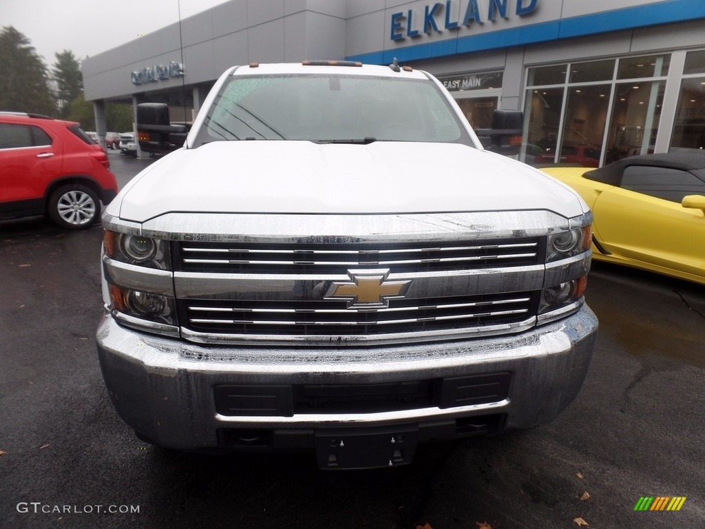 2017 Silverado 2500HD Work Truck Double Cab 4x4 - Summit White / Dark Ash/Jet Black photo #2