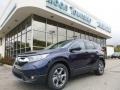 2017 Obsidian Blue Pearl Honda CR-V EX AWD  photo #1