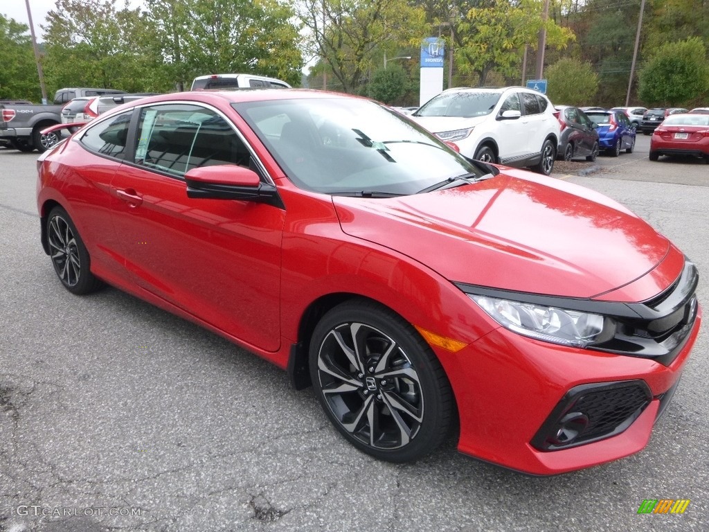 Rallye Red 2017 Honda Civic Si Coupe Exterior Photo #123277596