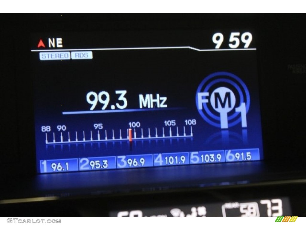 2015 Pilot EX-L - Crystal Black Pearl / Gray photo #19