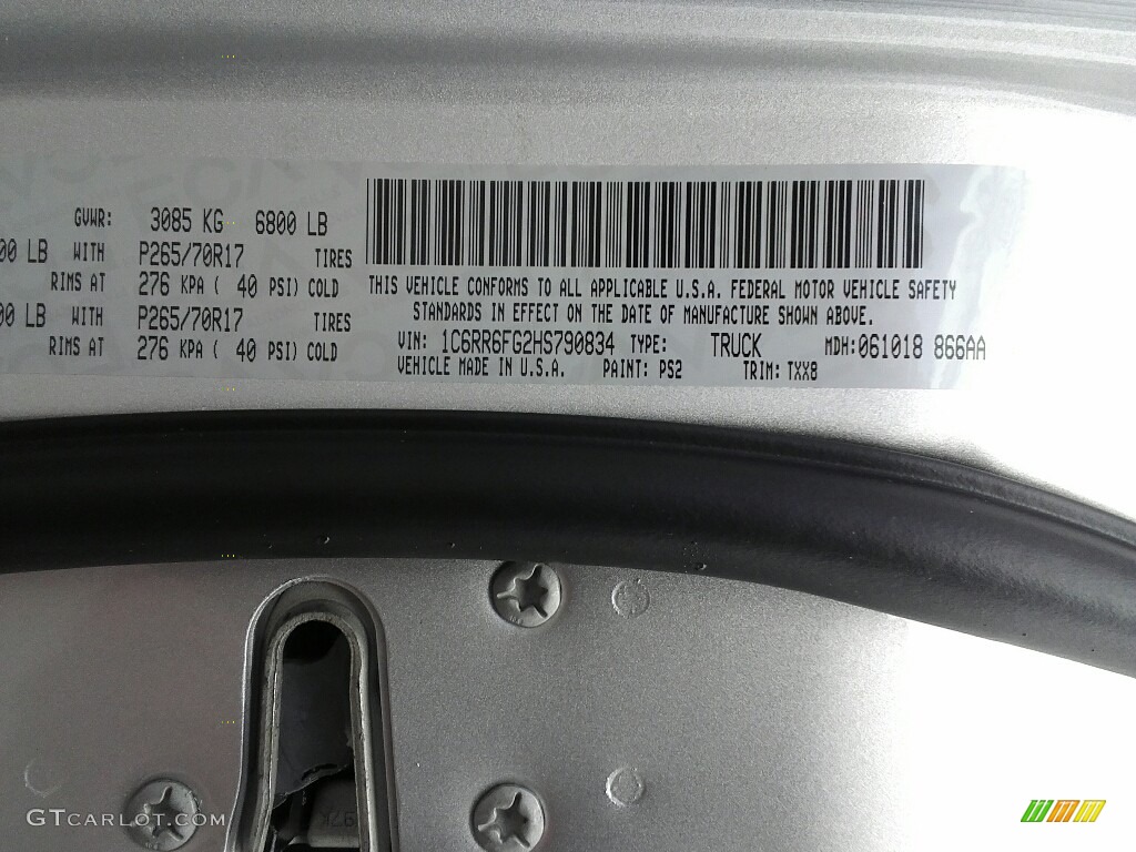 2017 1500 Express Quad Cab - Bright Silver Metallic / Black/Diesel Gray photo #27