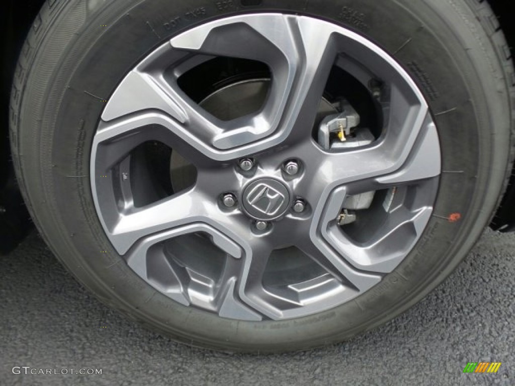 2017 CR-V EX-L AWD - Gunmetal Metallic / Gray photo #4