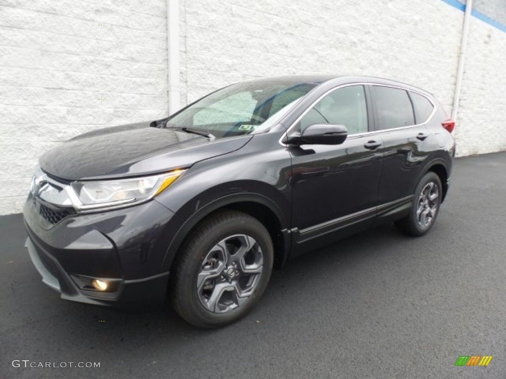 2017 CR-V EX-L AWD - Gunmetal Metallic / Gray photo #5