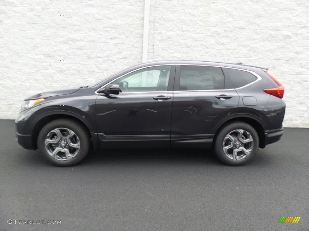 2017 CR-V EX-L AWD - Gunmetal Metallic / Gray photo #6