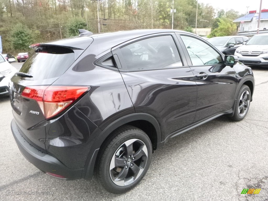 2018 HR-V EX AWD - Mulberry Metallic / Black photo #4