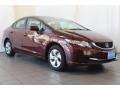 Crimson Pearl - Civic LX Sedan Photo No. 2