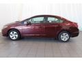 Crimson Pearl - Civic LX Sedan Photo No. 5