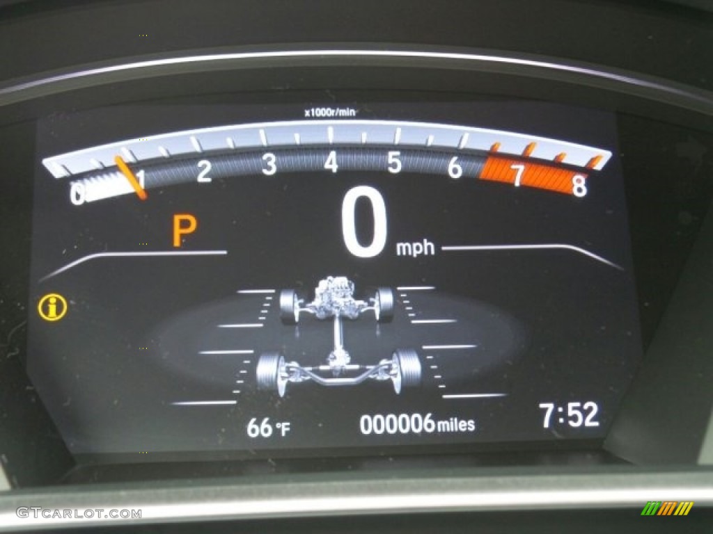 2017 CR-V EX-L AWD - Gunmetal Metallic / Gray photo #17