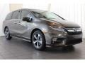 2018 Pacific Pewter Metallic Honda Odyssey Touring  photo #2