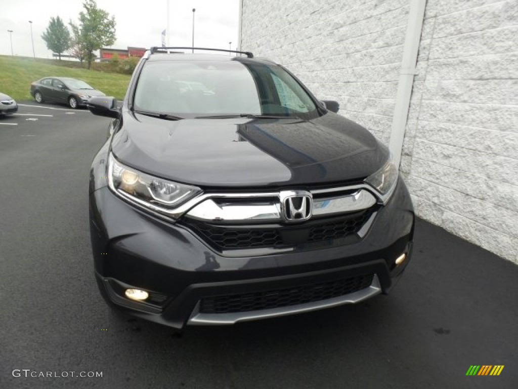 2017 CR-V EX-L AWD - Gunmetal Metallic / Gray photo #3