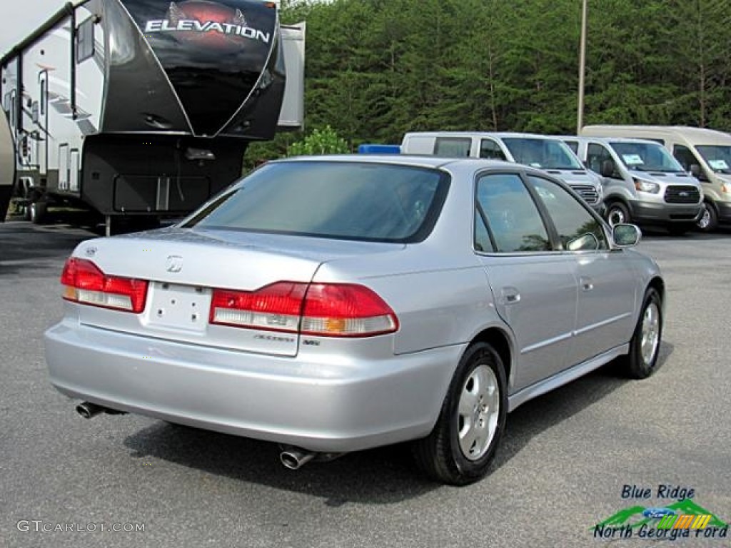 2002 Accord EX V6 Sedan - Satin Silver Metallic / Quartz Gray photo #5