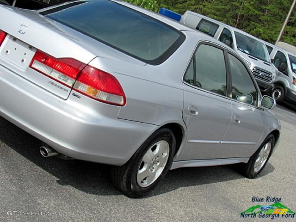 2002 Accord EX V6 Sedan - Satin Silver Metallic / Quartz Gray photo #30