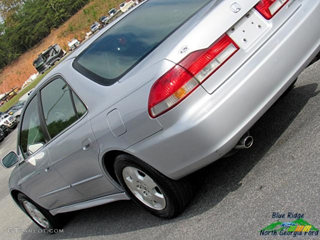2002 Accord EX V6 Sedan - Satin Silver Metallic / Quartz Gray photo #31