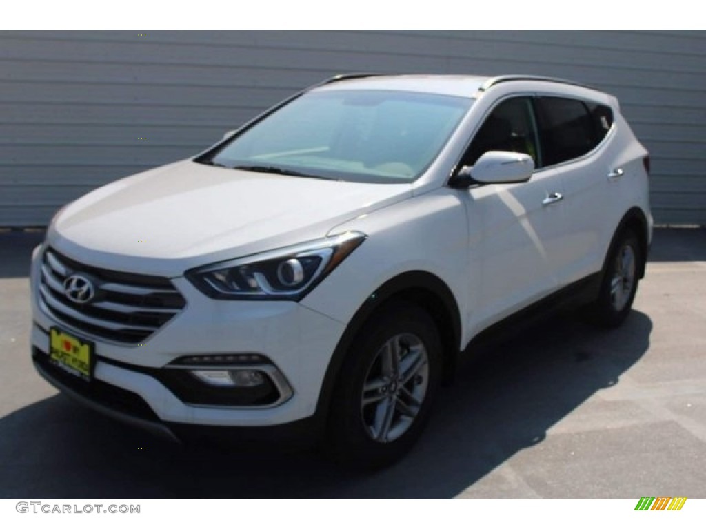 2018 Santa Fe Sport  - Pearl White / Gray photo #3