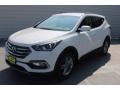 2018 Pearl White Hyundai Santa Fe Sport   photo #3