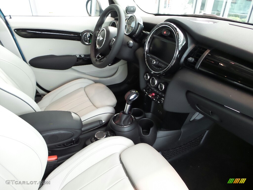 Satellite Grey/Lounge Leather Interior 2018 Mini Hardtop Cooper S 4 Door Photo #123283035