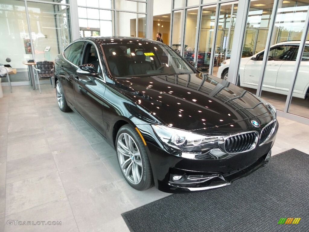 2018 3 Series 330i xDrive Gran Turismo - Jet Black / Black photo #1