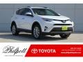 Blizzard White Pearl 2018 Toyota RAV4 Limited