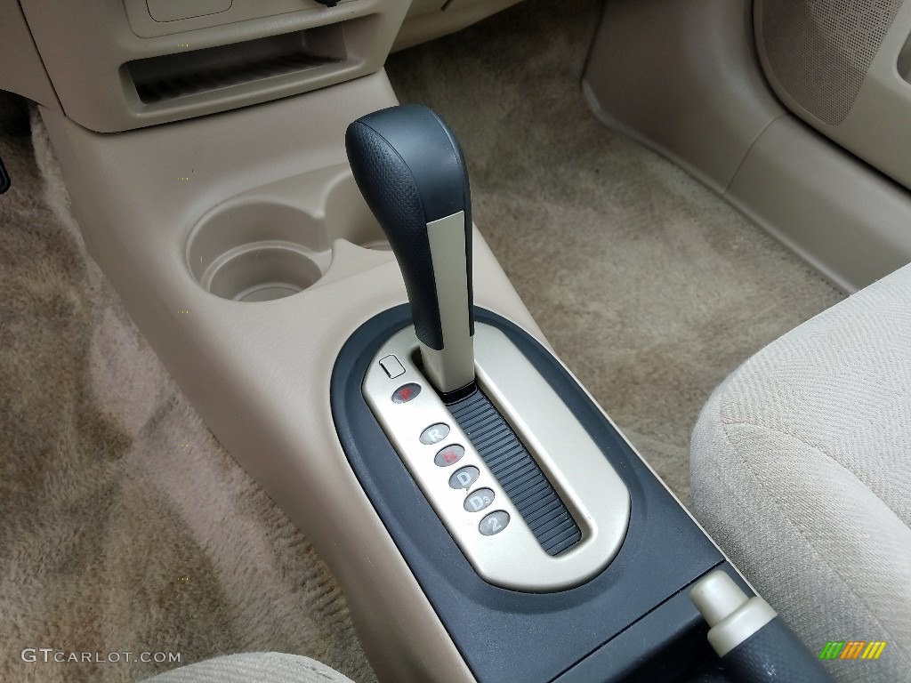 2001 Civic EX Sedan - Titanium Metallic / Beige photo #14