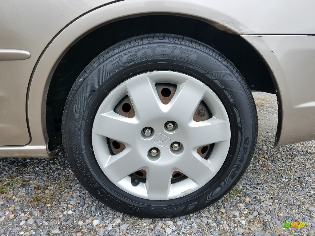 2001 Civic EX Sedan - Titanium Metallic / Beige photo #17