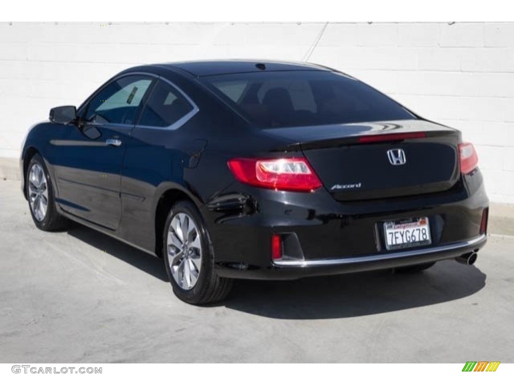 2014 Accord EX-L Coupe - Crystal Black Pearl / Black photo #2