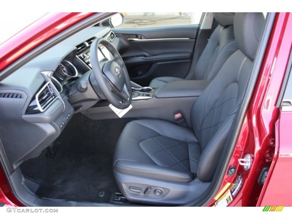 2018 Camry XLE - Ruby Flare Pearl / Black photo #11