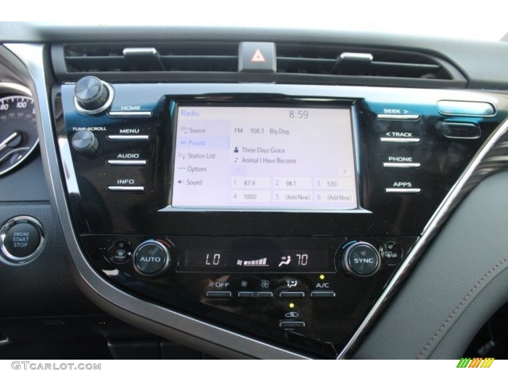 2018 Camry XLE - Ruby Flare Pearl / Black photo #13