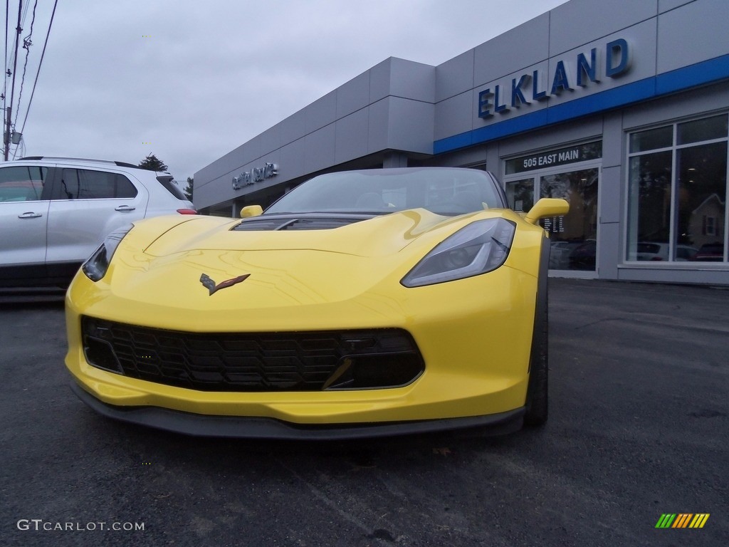 2016 Corvette Z06 Convertible - Corvette Racing Yellow Tintcoat / Jet Black photo #4