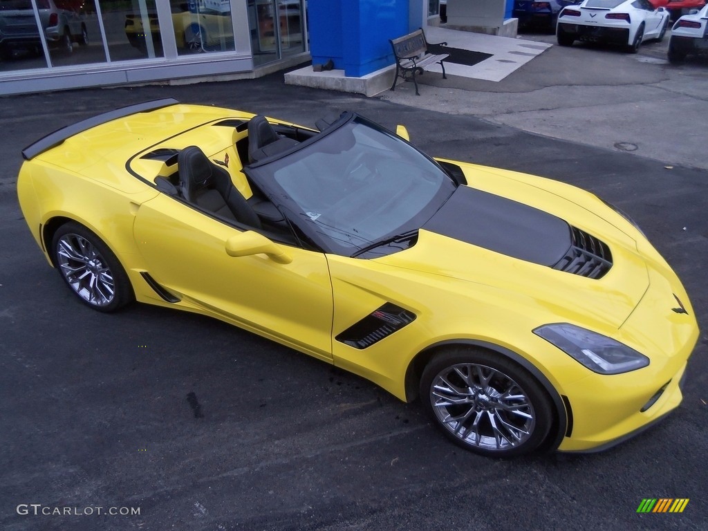 2016 Corvette Z06 Convertible - Corvette Racing Yellow Tintcoat / Jet Black photo #10