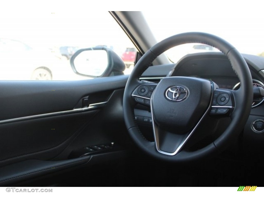 2018 Camry XLE - Ruby Flare Pearl / Black photo #22