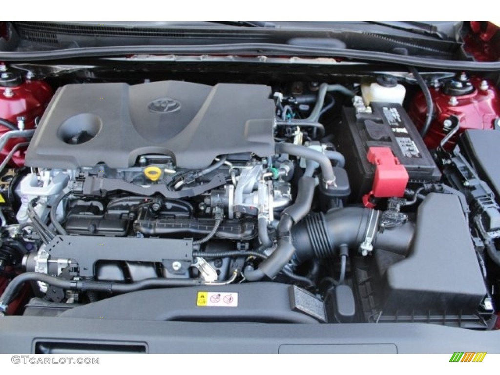 2018 Camry XLE - Ruby Flare Pearl / Black photo #24