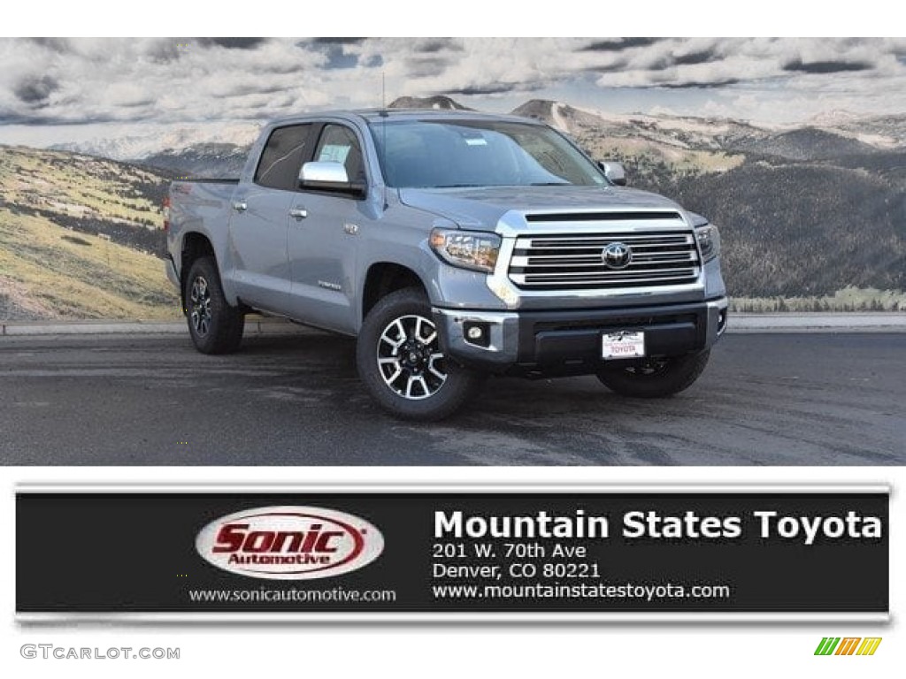 2018 Tundra Limited CrewMax 4x4 - Cement / Black photo #1