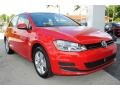 2017 Tornado Red Volkswagen Golf 4 Door 1.8T Wolfsburg  photo #2