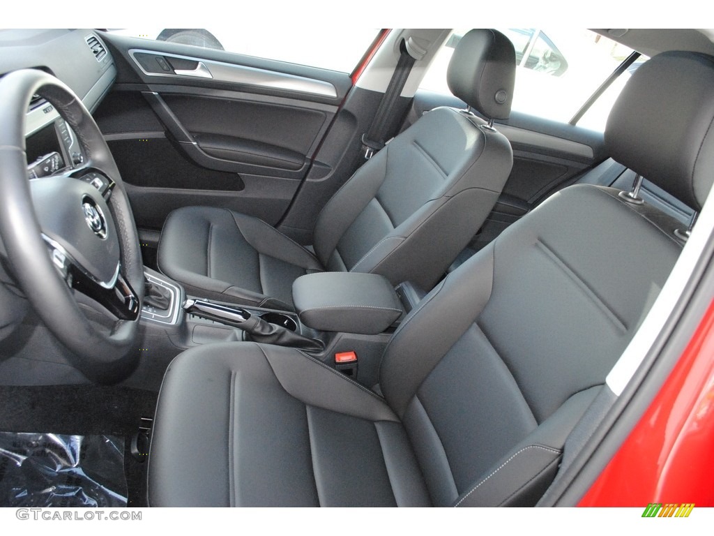 2017 Volkswagen Golf 4 Door 1.8T Wolfsburg Front Seat Photo #123291078