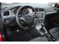 Titan Black 2017 Volkswagen Golf 4 Door 1.8T Wolfsburg Dashboard