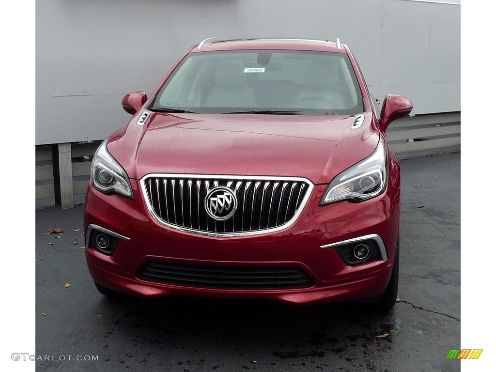Chili Red Metallilc 2018 Buick Envision Essence AWD Exterior Photo #123293536