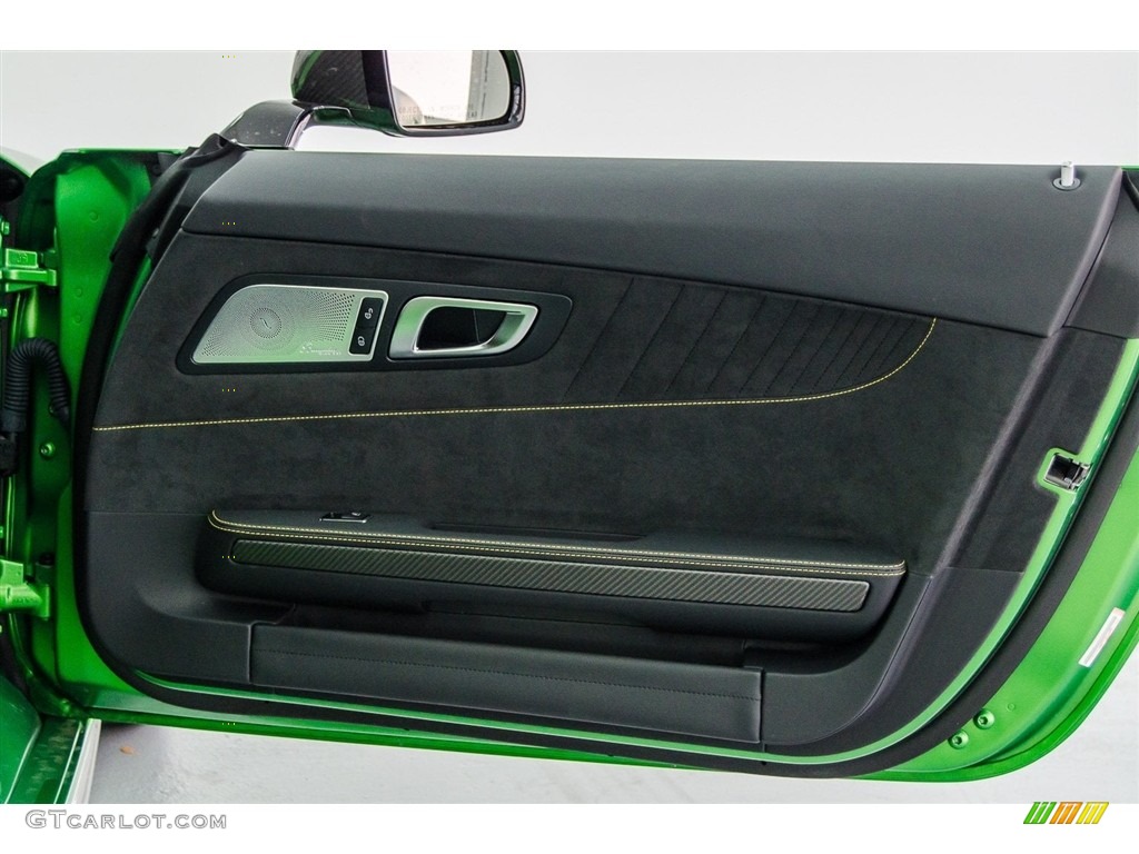 2018 Mercedes-Benz AMG GT R Coupe Black w/Dinamica Door Panel Photo #123293832
