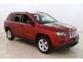 Deep Cherry Red Crystal Pearl 2017 Jeep Compass Sport 4x4