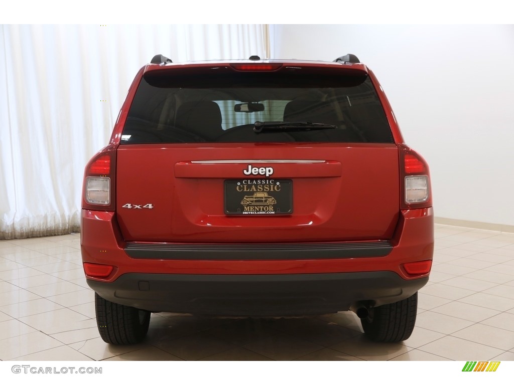 2017 Compass Sport 4x4 - Deep Cherry Red Crystal Pearl / Dark Slate Gray photo #15