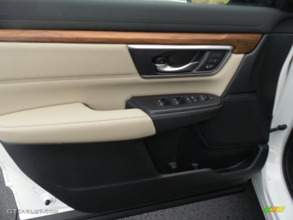 2017 CR-V Touring AWD - White Diamond Pearl / Ivory photo #12