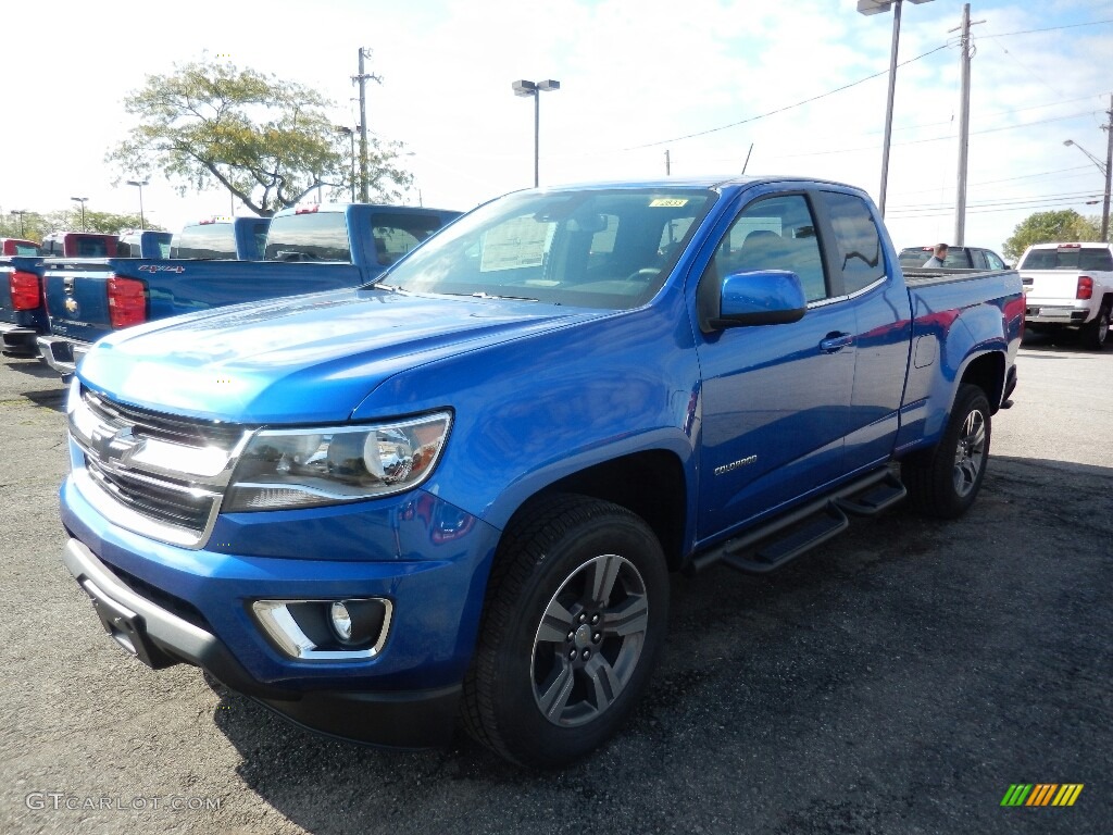 2018 Colorado LT Extended Cab 4x4 - Kinetic Blue Metallic / Jet Black photo #1