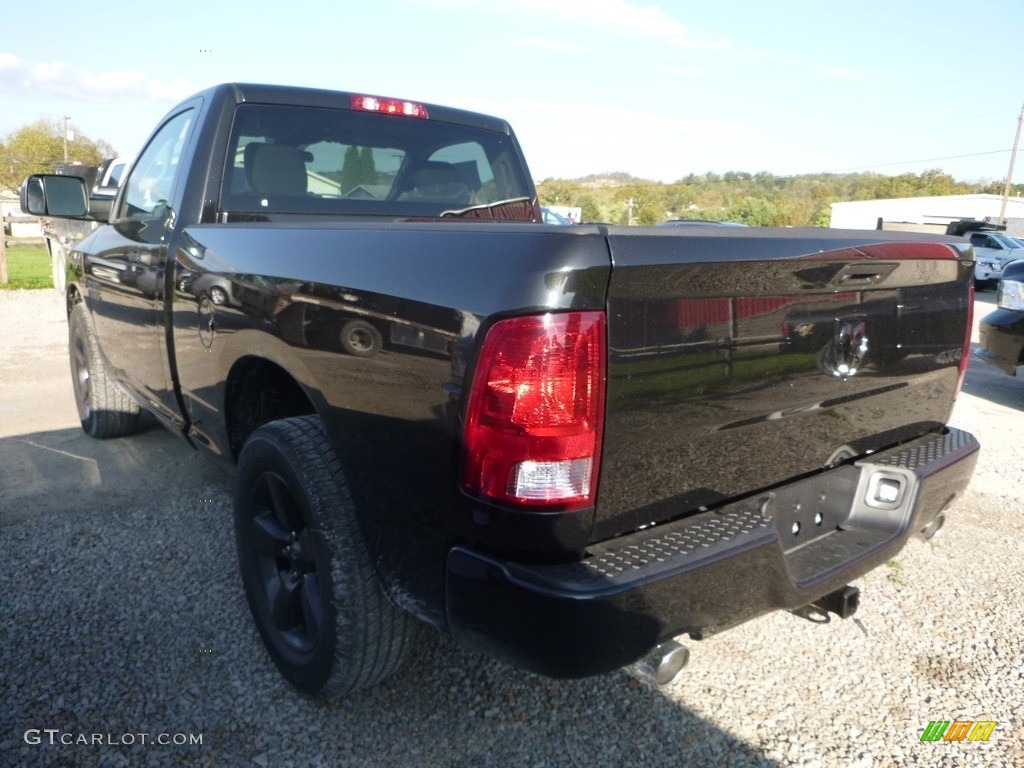 2018 1500 Express Regular Cab 4x4 - Brilliant Black Crystal Pearl / Black/Diesel Gray photo #2