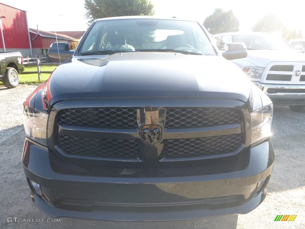 2018 1500 Express Regular Cab 4x4 - Brilliant Black Crystal Pearl / Black/Diesel Gray photo #6