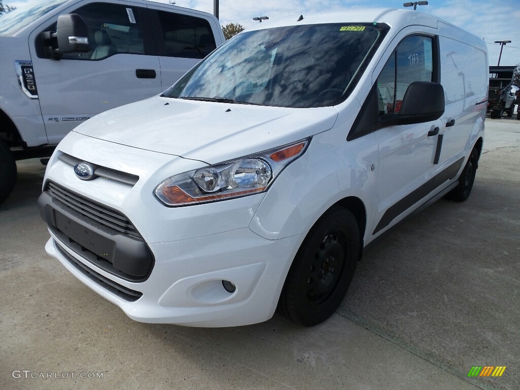 Frozen White 2018 Ford Transit Connect XLT Van Exterior Photo #123301018