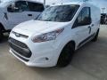 Frozen White 2018 Ford Transit Connect XLT Van Exterior