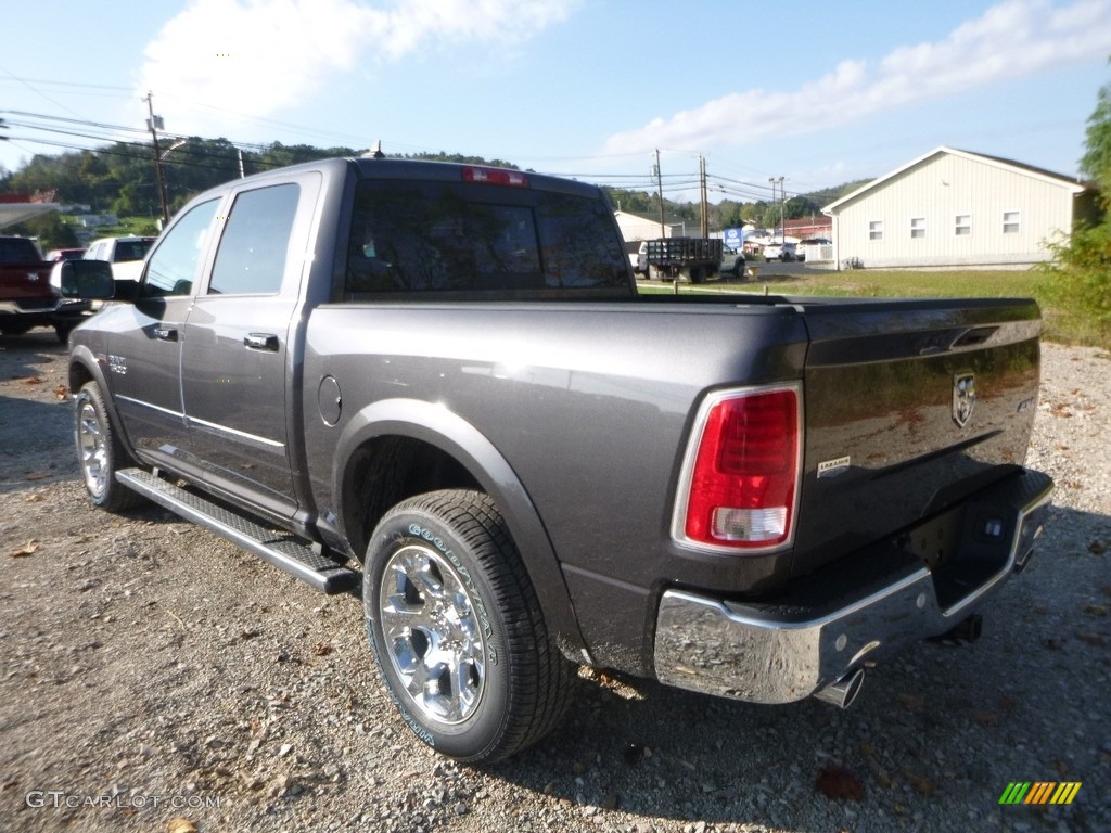 2018 1500 Laramie Crew Cab 4x4 - Granite Crystal Metallic / Black photo #3