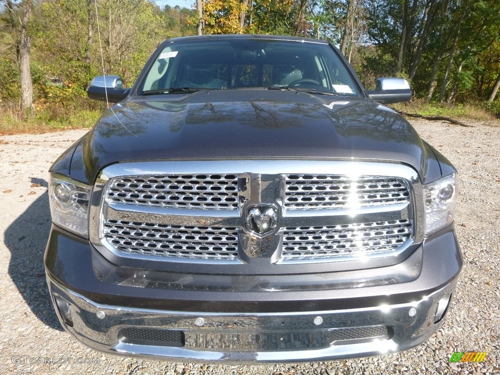 2018 1500 Laramie Crew Cab 4x4 - Granite Crystal Metallic / Black photo #8