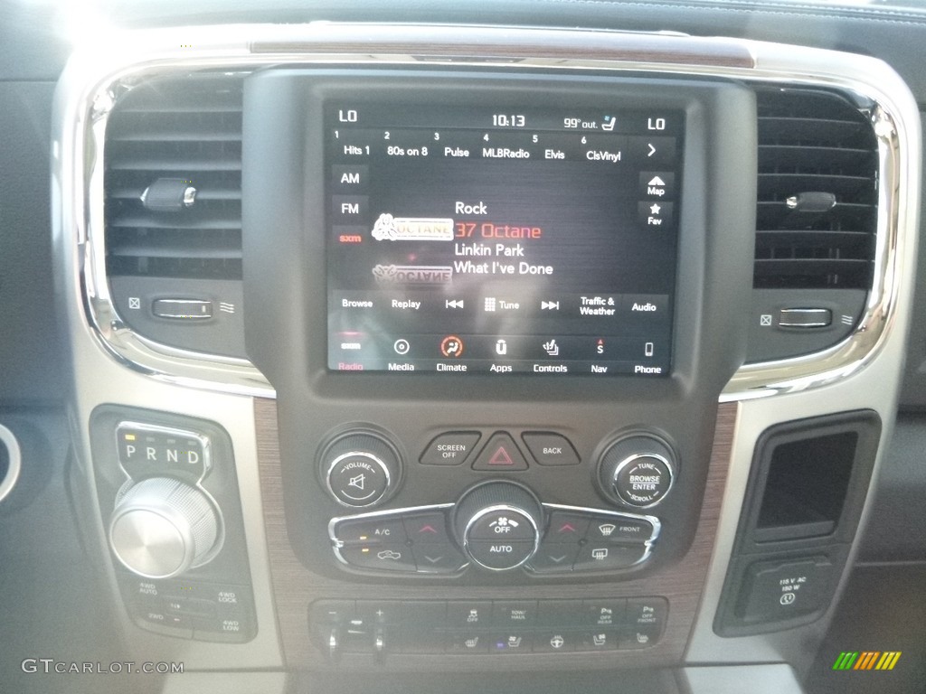 2018 1500 Laramie Crew Cab 4x4 - Granite Crystal Metallic / Black photo #18