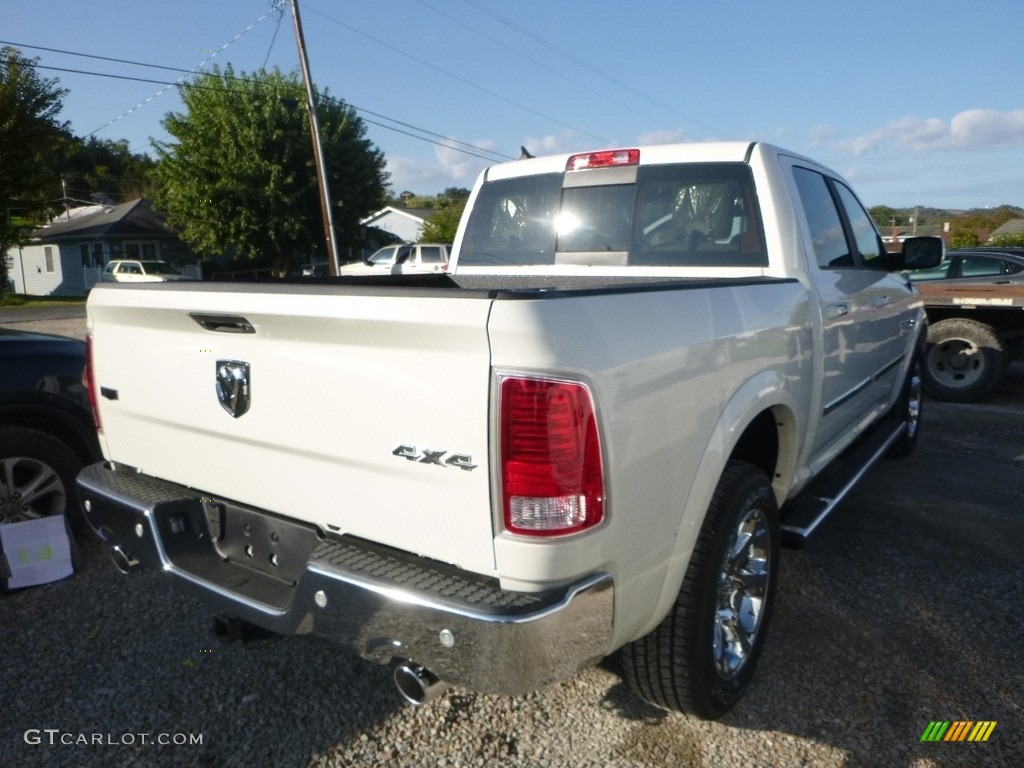 2018 1500 Laramie Crew Cab 4x4 - Pearl White / Black photo #5