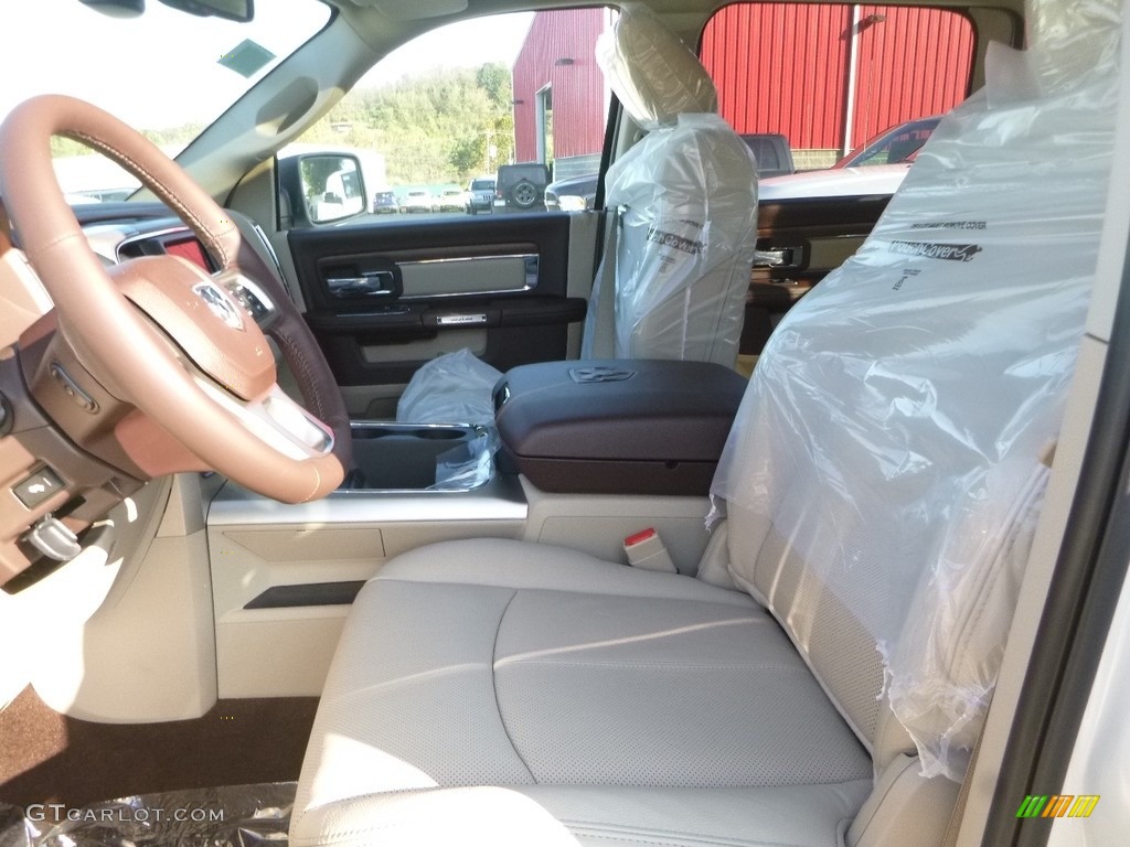 2018 1500 Laramie Crew Cab 4x4 - Pearl White / Black photo #15